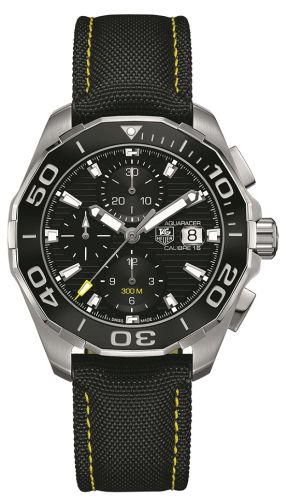 TAG Heuer Aquaracer 300M Calibre 16 43 Stainless Steel / Black / Nylon